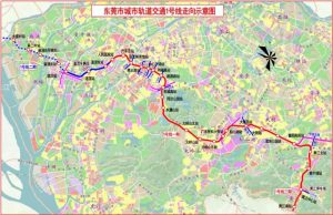 东莞地铁1号线线路图(高清版)-莞事通