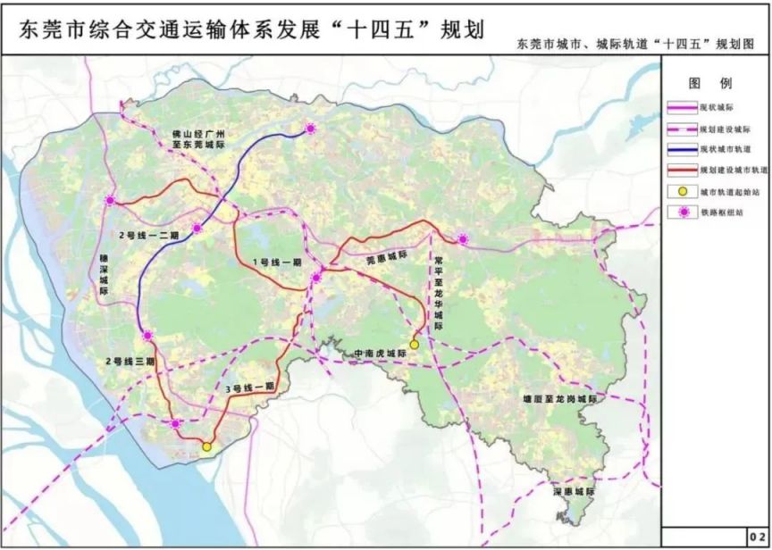 图片[2]-东莞地铁1号线线路图（高清版）-莞事通